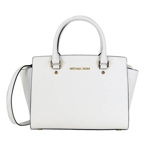 michael kors tasche weiß selma|Michael Kors selma satchel.